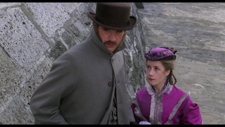Screen capture from The French Lieutenant’s Woman