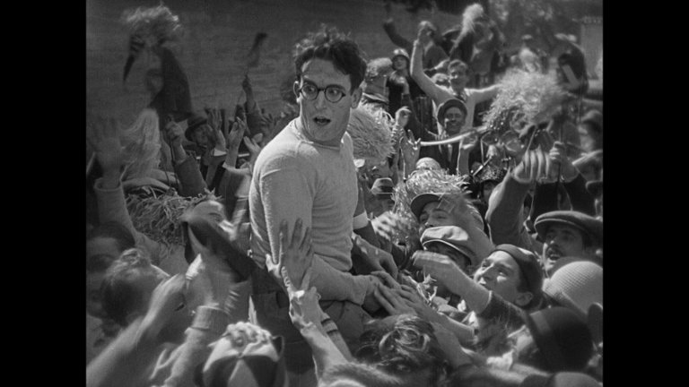 Screen capture from The Freshman