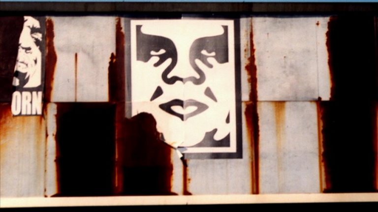 Screen capture from Exit Through the Gift Shop