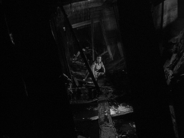Screen capture from A Film Trilogy by Ingmar Bergman