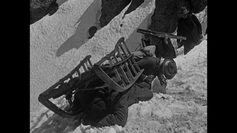 Screen capture from The Gold Rush