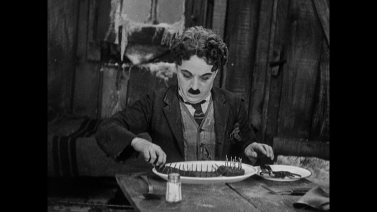 Screen capture from The Gold Rush