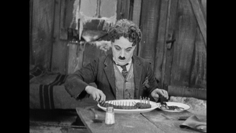 Screen capture from The Gold Rush
