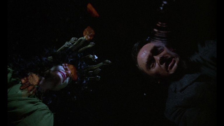 Screen capture from The Gorgon