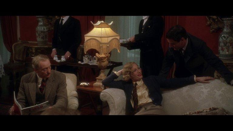 Screen capture from Gosford Park
