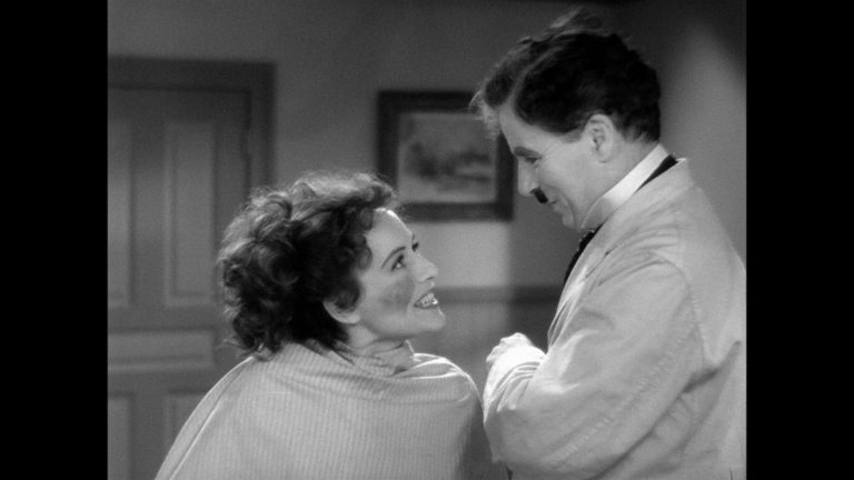 Screen capture from The Great Dictator