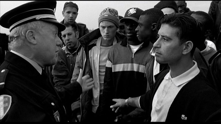 Screen capture from La haine