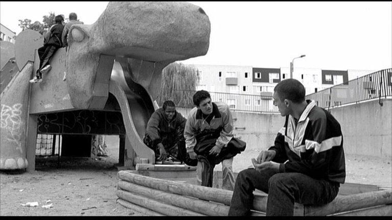 Screen capture from La haine
