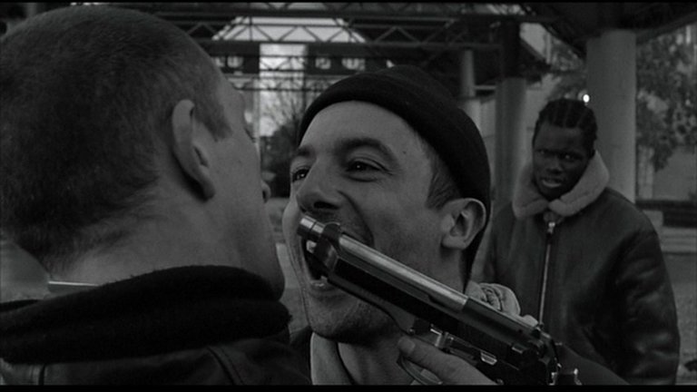 Screen capture from La haine