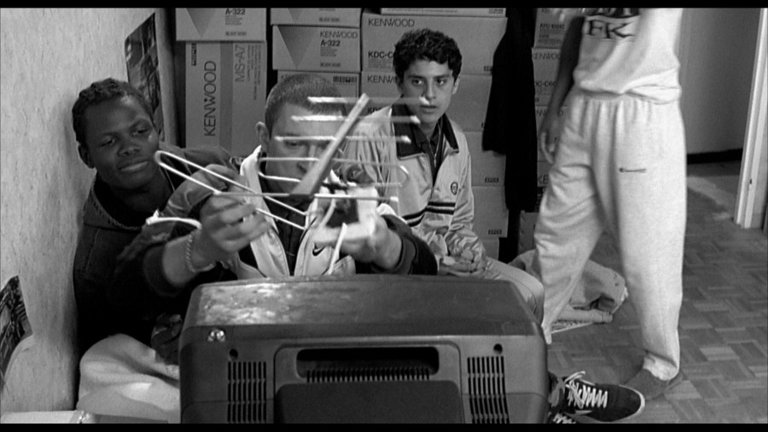 Screen capture from La haine