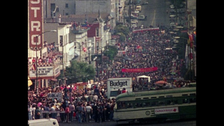 Screen capture from The Times of Harvey Milk