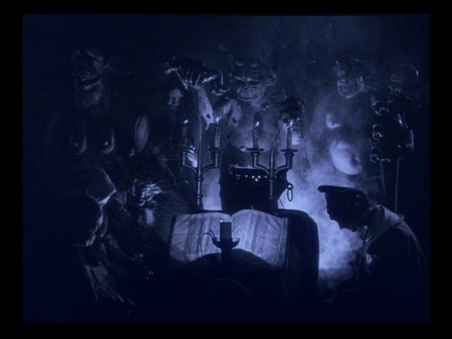 Screen capture from Häxan