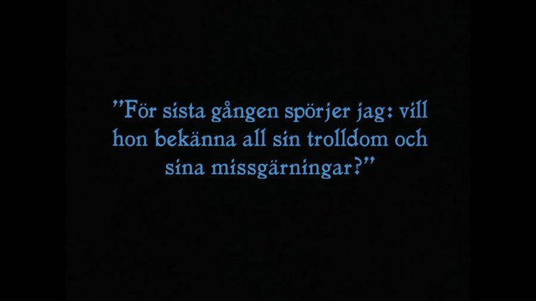 Screen capture from Häxan