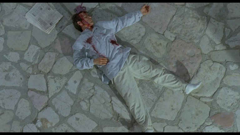 Screen capture from Hired to Kill