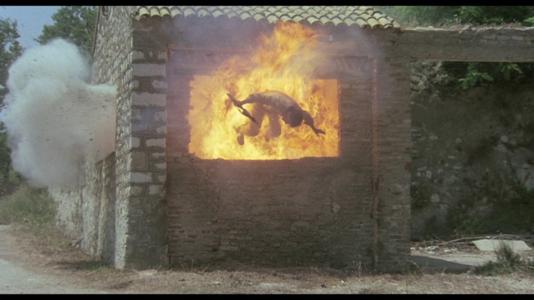 Screen capture from Hired to Kill