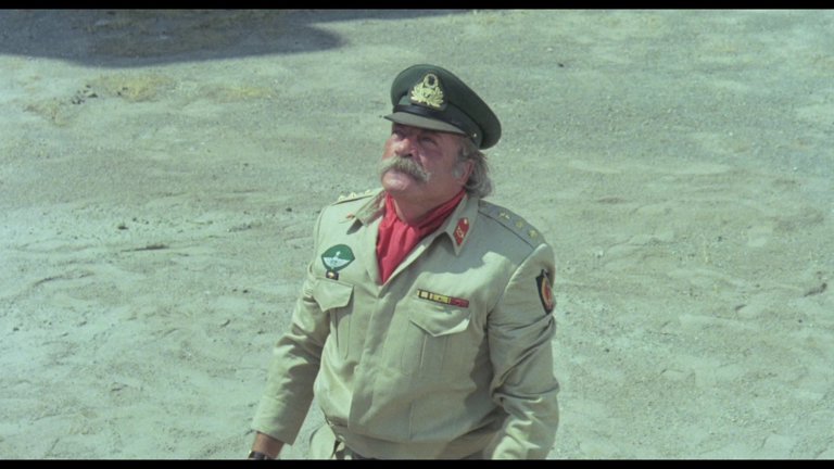 Screen capture from Hired to Kill