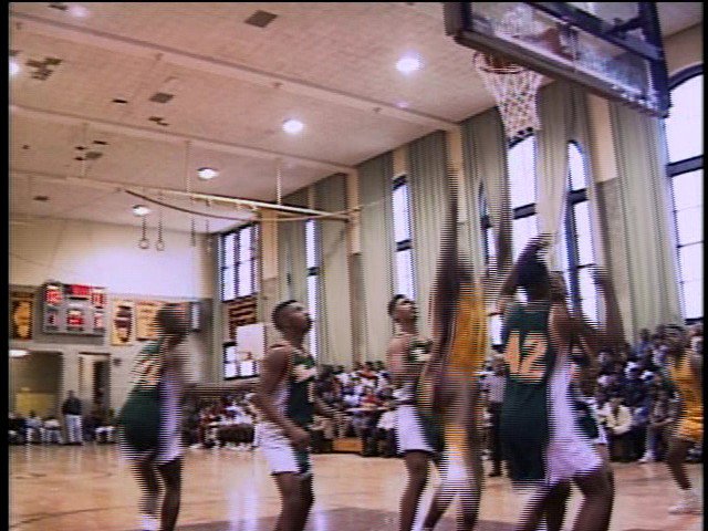 Screen capture from Hoop Dreams