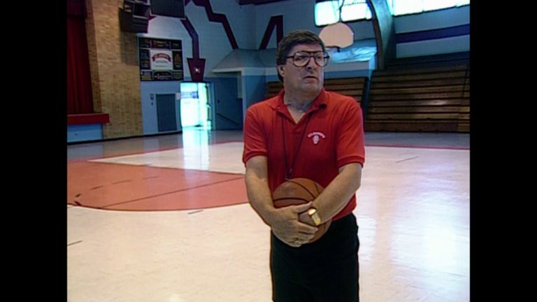 Screen capture from Hoop Dreams