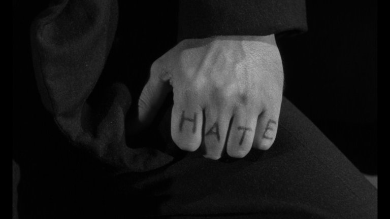 Screen capture from The Night of the Hunter