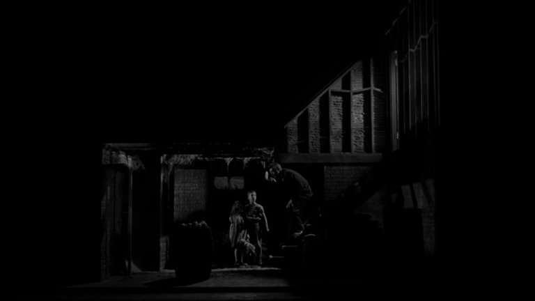 Screen capture from The Night of the Hunter