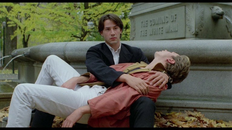 Screen capture from My Own Private Idaho