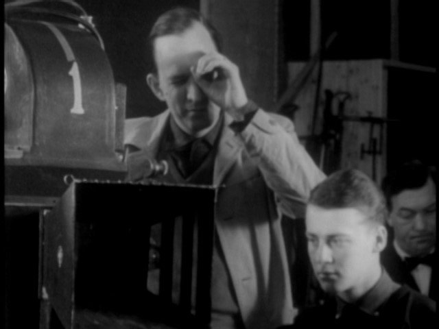 Screen capture from A Film Trilogy by Ingmar Bergman