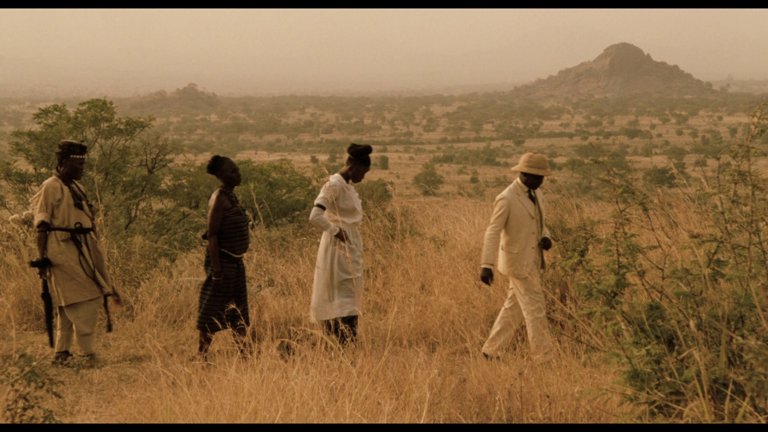 Screen capture from Mister Johnson