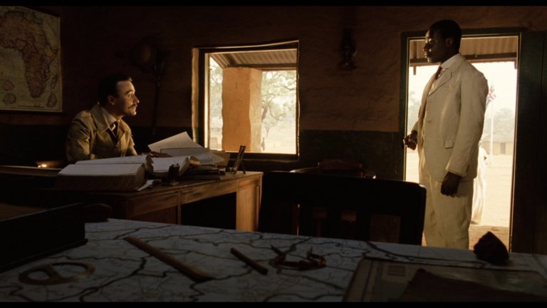 Screen capture from Mister Johnson