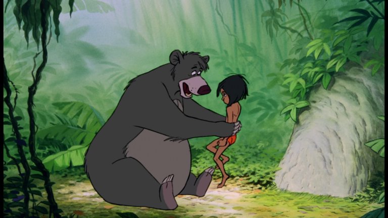 Screen capture from The Jungle Book