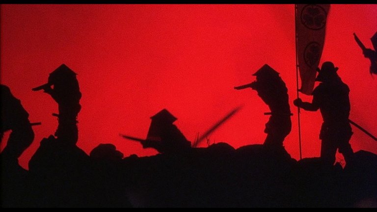 Screen capture from Kagemusha