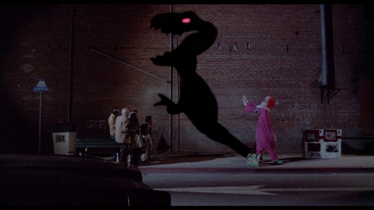 Screen capture from Killer Klowns from Outer Space