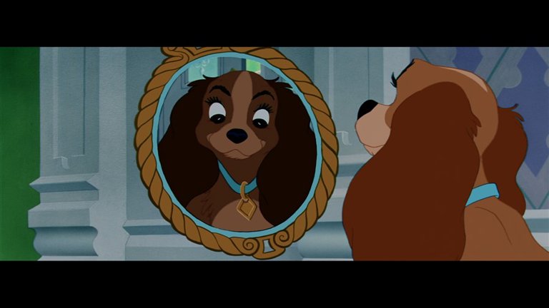 Screen capture from Lady and the Tramp