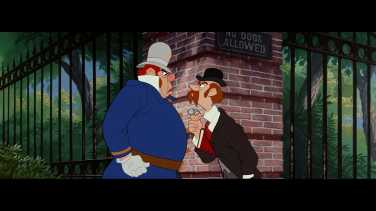Screen capture from Lady and the Tramp