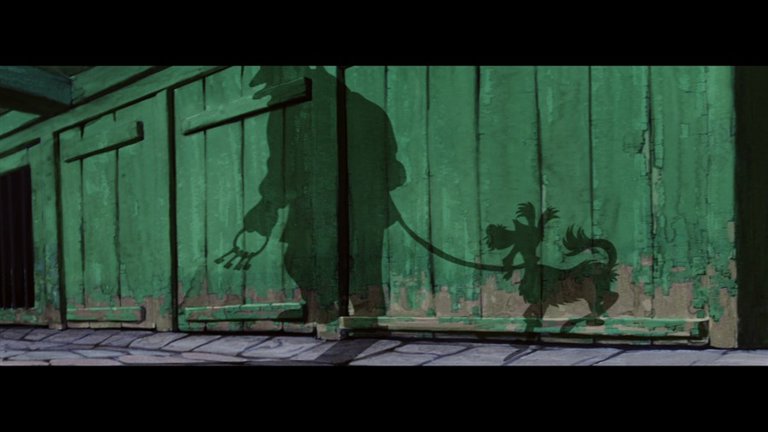 Screen capture from Lady and the Tramp