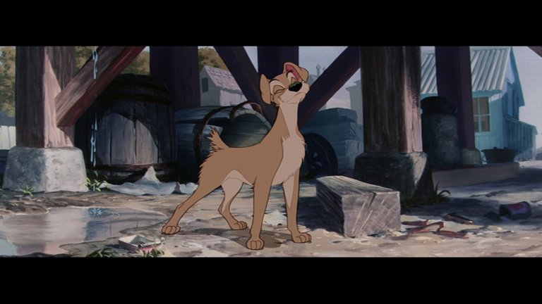 Screen capture from Lady and the Tramp