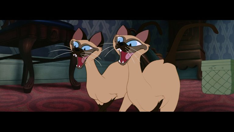Screen capture from Lady and the Tramp