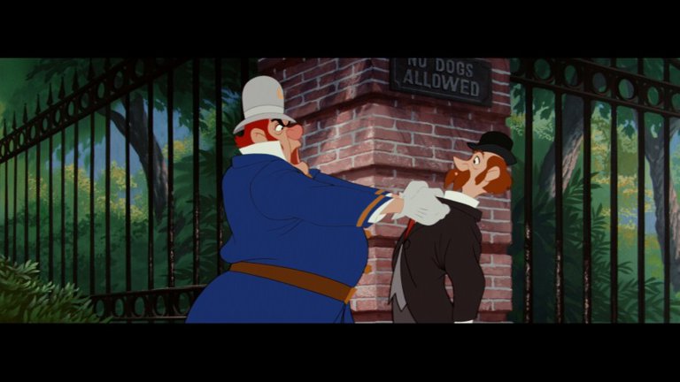 Screen capture from Lady and the Tramp