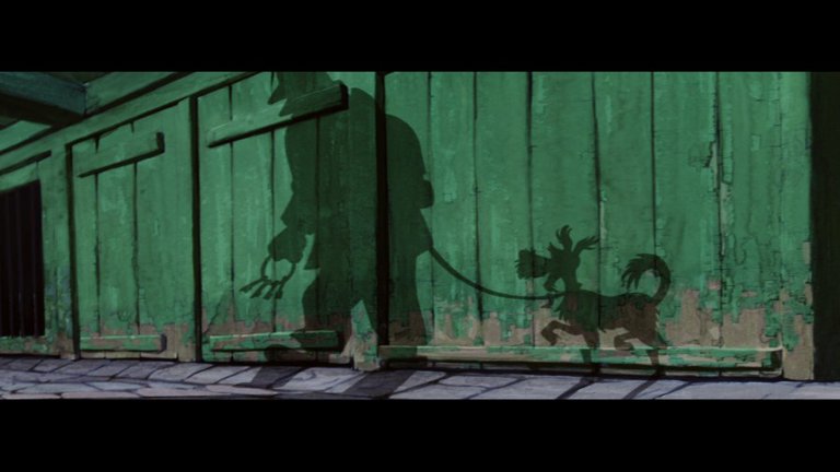 Screen capture from Lady and the Tramp