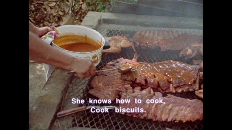 Screen capture from Les Blank: Always for Pleasure