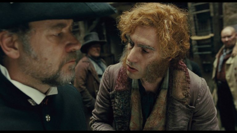 Screen capture from Les Misérables