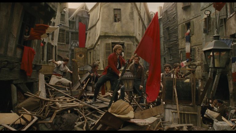 Screen capture from Les Misérables