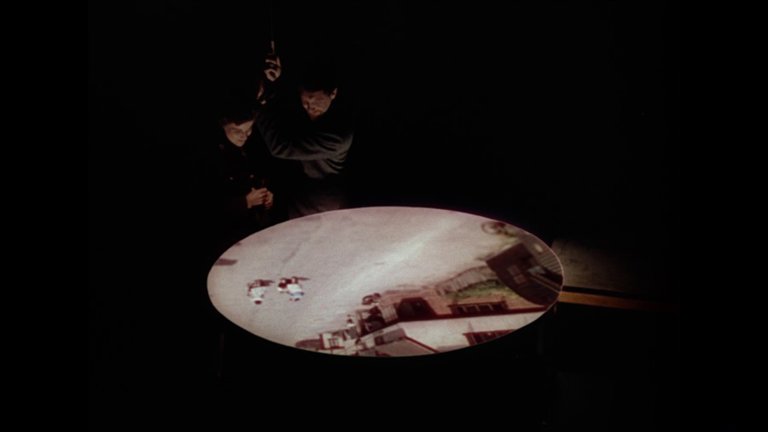 Screen capture from A Matter of Life and Death