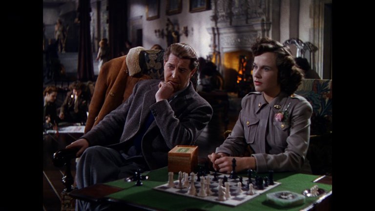 Screen capture from A Matter of Life and Death