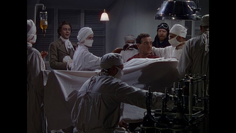 Screen capture from A Matter of Life and Death