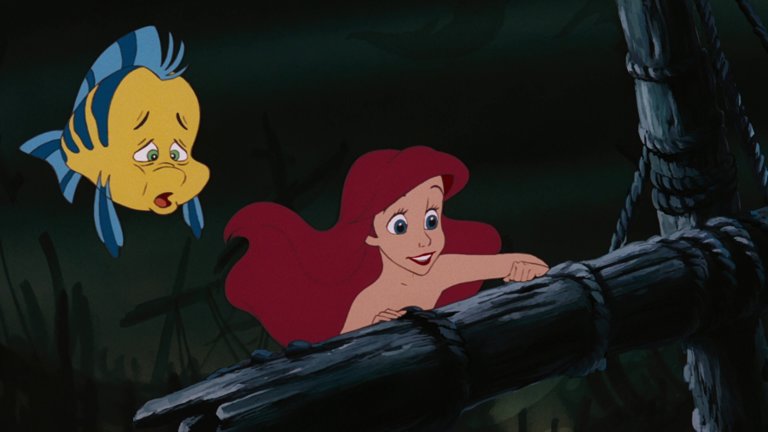 Screen capture from The Little Mermaid