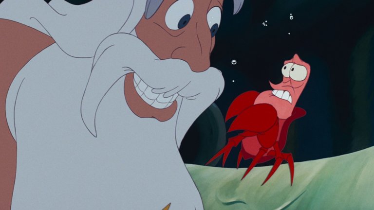 Screen capture from The Little Mermaid