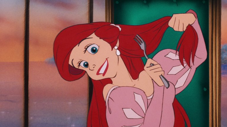Screen capture from The Little Mermaid