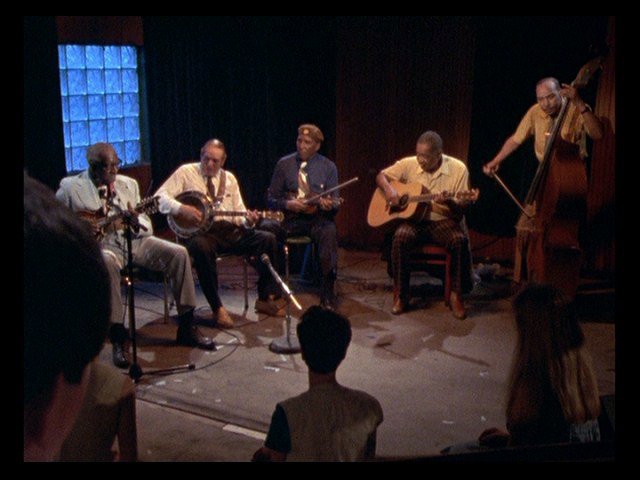 Screen capture from Louie Bluie