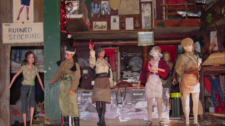 Screen capture from Marwencol