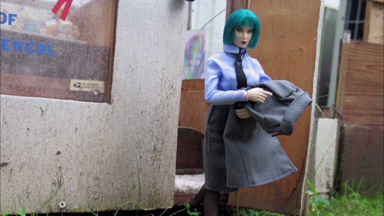 Screen capture from Marwencol